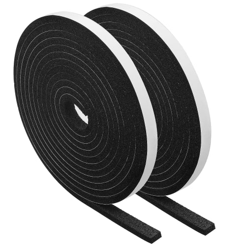 Gap Tape, Soundproof Door Stopper, Silent Tape, Airtight Waterproofing, Soundproofing, Insect Repellent, Collision Prevention, Sponge Gap Tape, 2-Pack