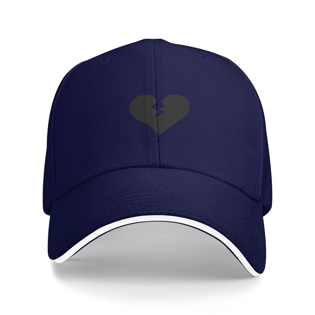 Broken Black Heart Baseball Cap  Fashion Trucker Hat Summer Couple Women Hunting Camping Baseball Caps