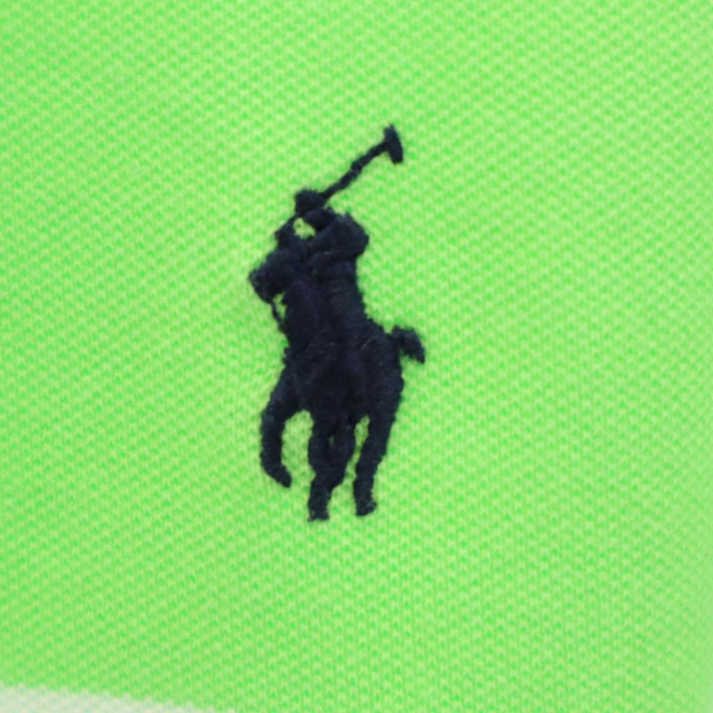 POLO GOLF RALPH LAUREN Border Pattern Short Sleeve Polo Shirt M Men's Used