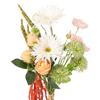 Francfranc Bouquet of Gerbera Mix In Light Green, Faux Flowers, Artificial Flowers for Interior Decoration