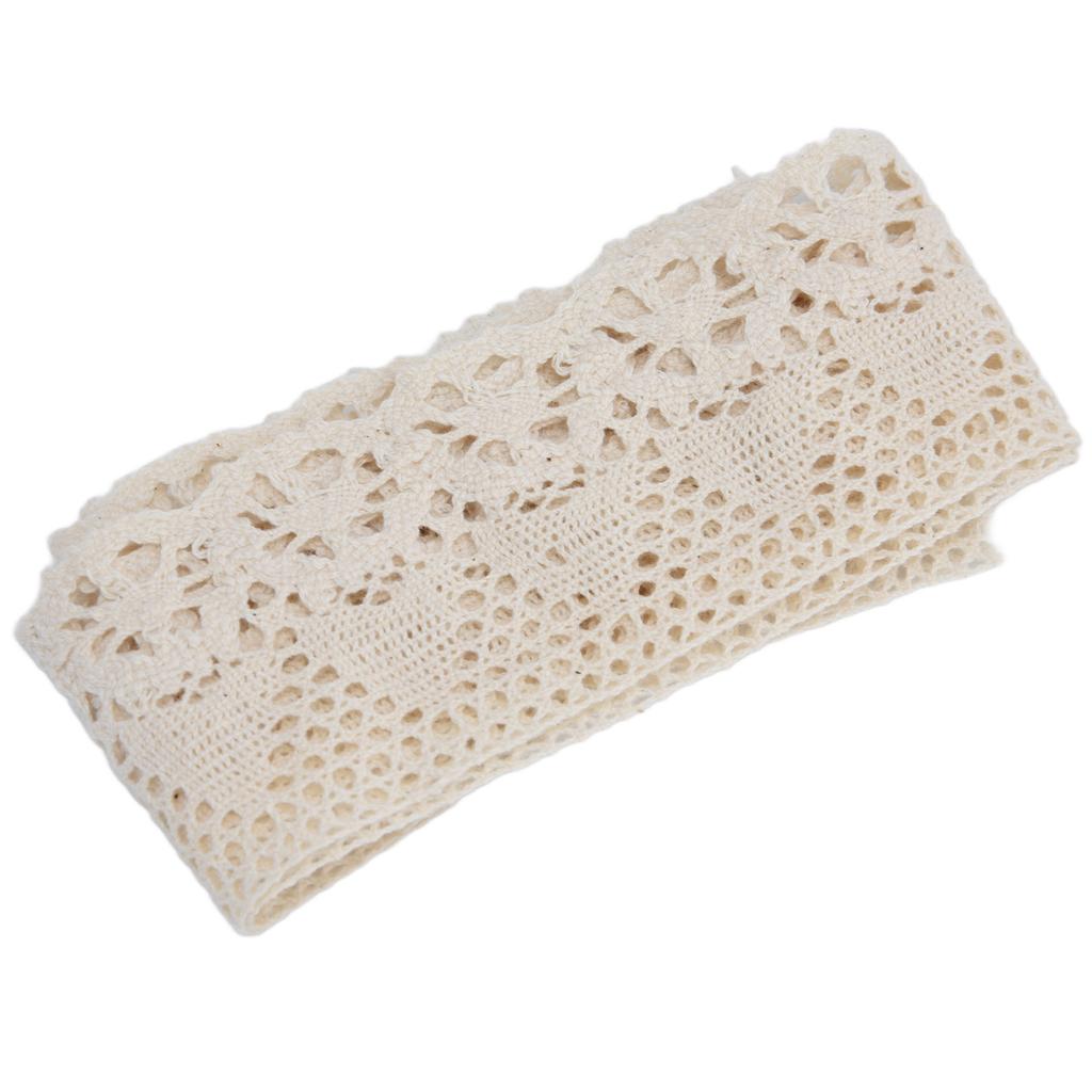 10 Yards Lace Trim DIY Multi Purpose Elegant Soft Skin Friendly Sewing Lace Ribbon Trim for Wrapping Party Decorations