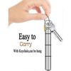 Ear Wax Removal Kit, Ear Pick Tools Earwax Removal 6-in-1 Ear Cleansing Tool Set Stainless Steel Ear Curette Ear Wax Remover Tool With Keychain Box (s