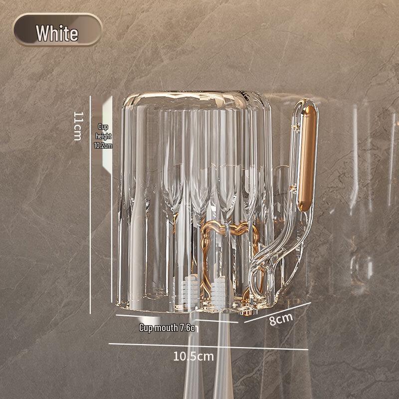 

Прозрачные стаканчики для ополаскивателя рта YIXI с держателем, 3 шт.