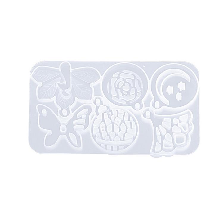 High Temperature Resistant Silicone Star Moon Mold Sturdy Silicone Accessories Mold For Handcrafted Earrings
