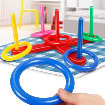 Wurfringe Spielzeug Interaktives Wurfspiel Lernspielzeug Indoor Outdoor Sport Fitness Spaß Stapelringe Spiele TMZ