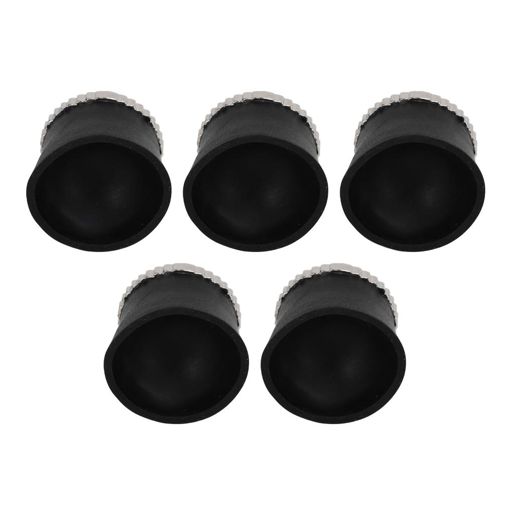 5 PCS Golf Ball Suction Cup Silicone Zinc Alloy Golf Grabber No Bending Golf Ball Picker