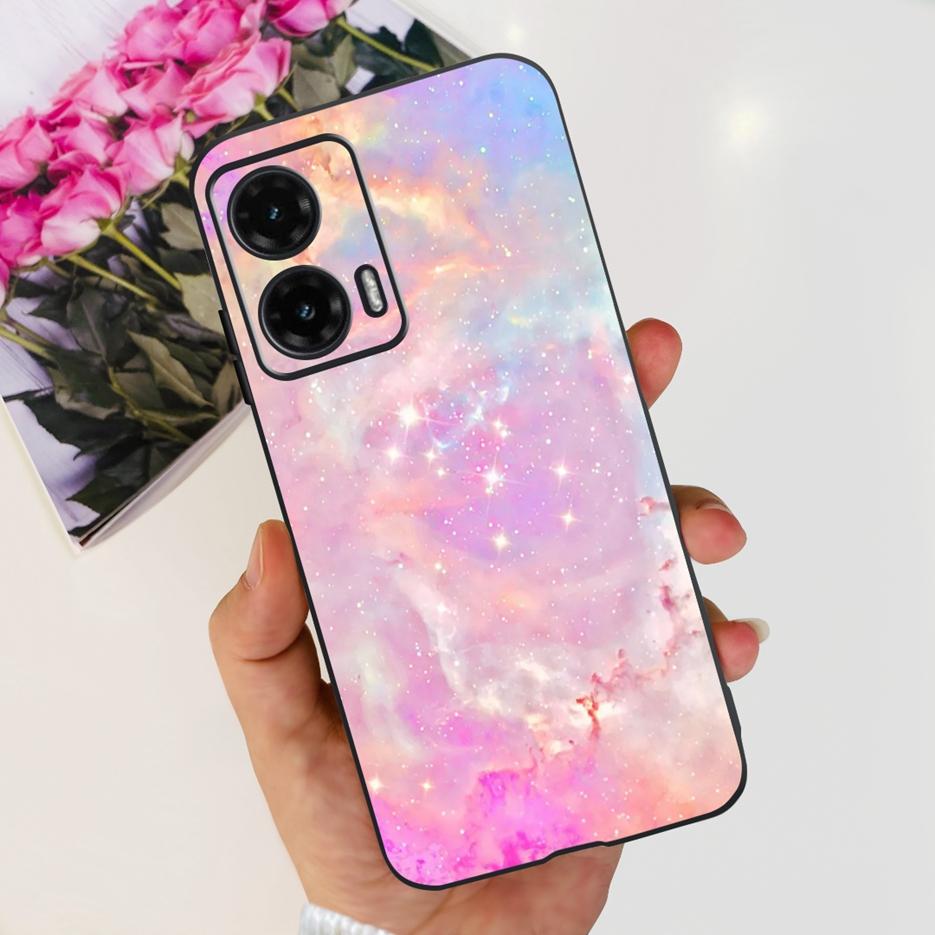 For Motorola Moto G35 G55 G85 Case Cute Painted Cover Matte Phone Case For Moto G85 G 35 G55 MotoG35 MotoG55 MotoG85 Soft Fundas