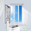 Silver Coated Sliding Window Vent Cloth For Air Conditioner Exhaust Hose Insulation Padded Portable AC Window Seal Kit