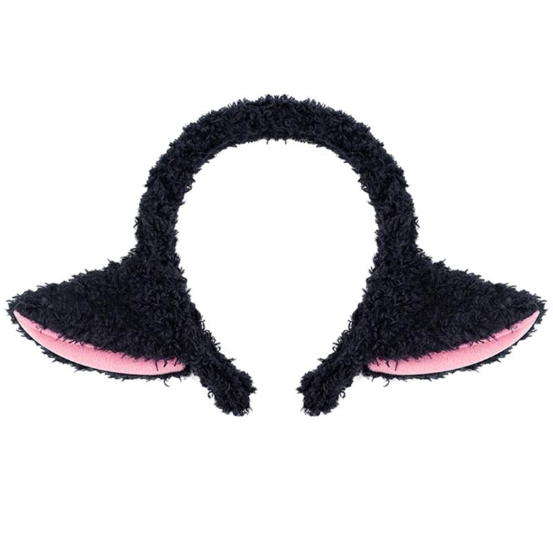 Sheep Animal Costume Accessories Sheep Headband Sheep Tail Skirt Halloween Lamb Outfit for Women Girl Halloween Cosplay