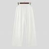 INCERUN Pantaloni Lunghi Casual da Uomo con Vita Elastica e Cut-out Pantaloni da Casa Loungewear