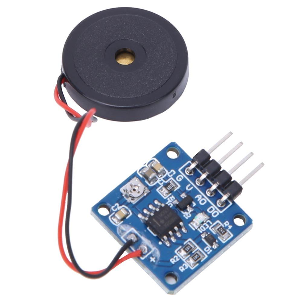 2PCS 5.0V DC Vibration Switch Sensor Module AD/DO Vibration Sensor Module  Electronic Drums