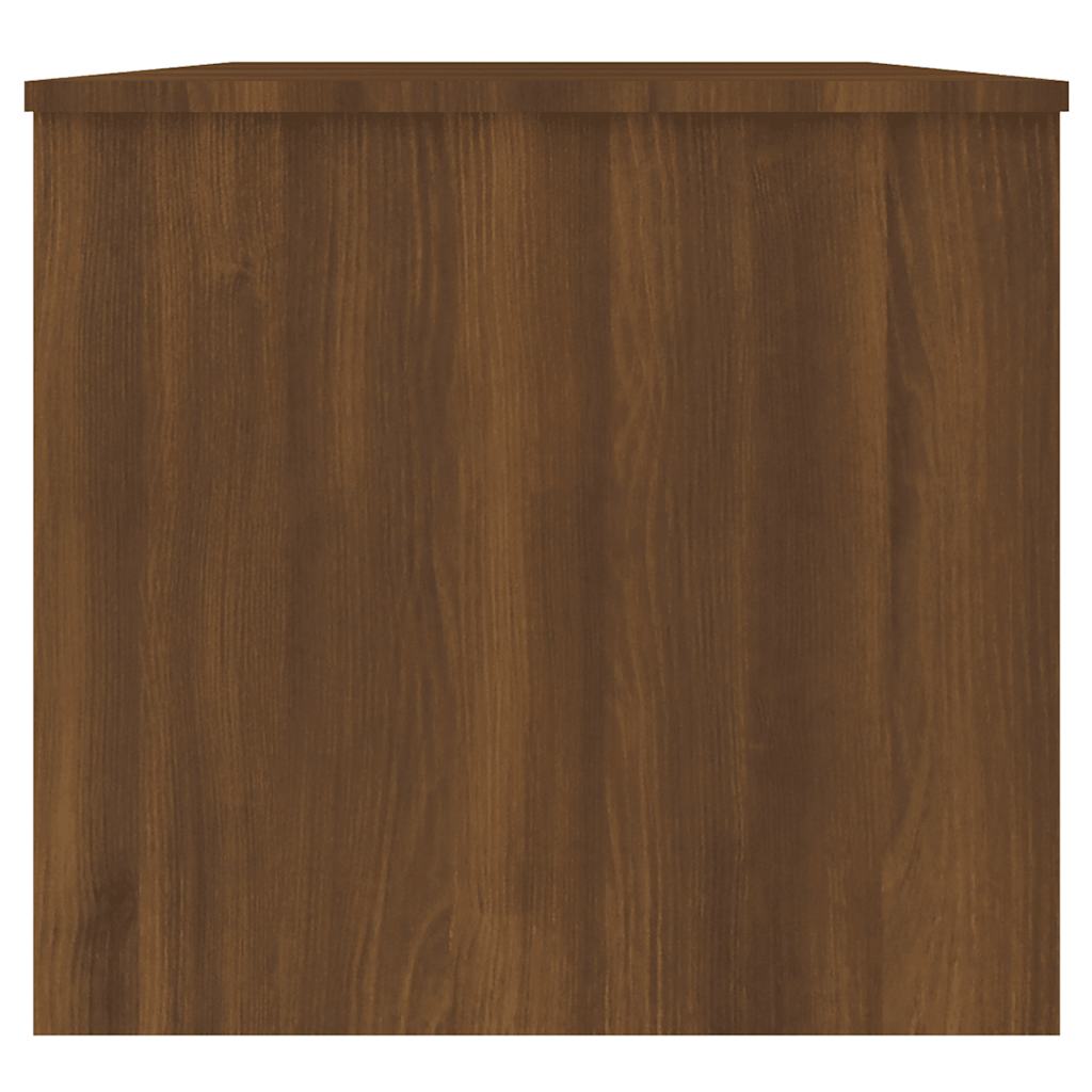 Coffee Table Brown Oak Look 102 X 50.5 X 46.5 Cm Engineered Wood