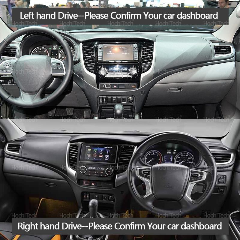 Dashboard Cover for Mitsubishi L200 Triton Strada KJ KK KL 2015- Car Dash Board Mat Carpet Pad Sunshade Cape Cushion