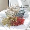 Glitter Finish Christmas Branch Plastic Material Christmas Branch Decoration  Holiday