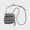 TCM Stripe Knit Mini Bag (black)