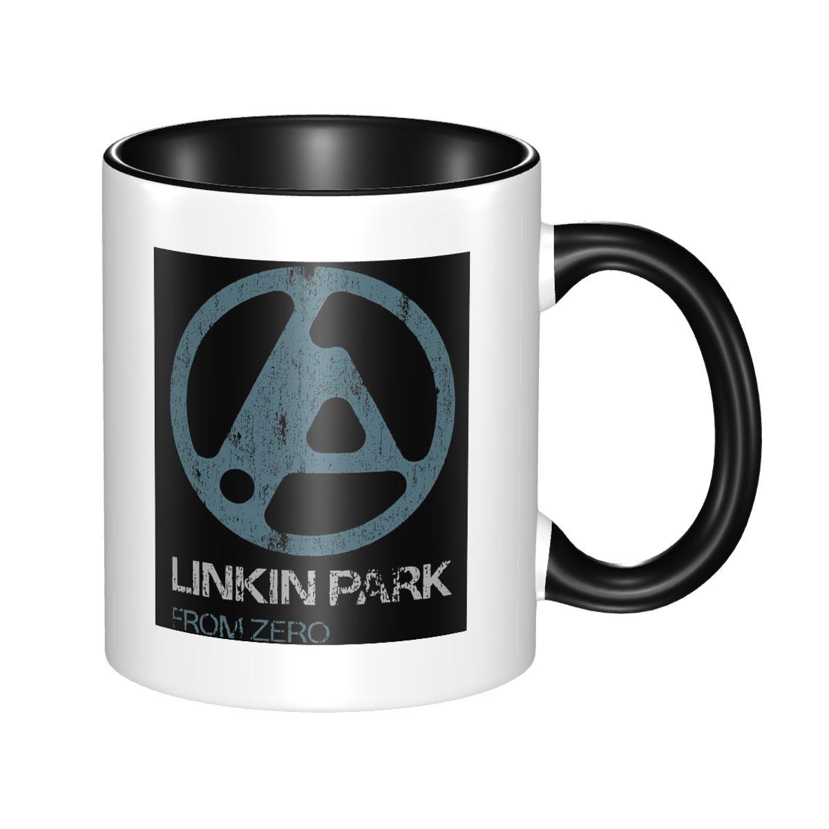 Linkin Park Band Tasse Lustige Keramik-Kaffeetassen Teetassen Milchtasse Trinkgeschirr Geschenke für Freunde One Size