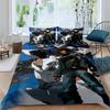Cartoon/Anime Mobile Suit Gundam Bedding Set, Printed Single Duvet Cover and Pillowcase 3-Piece Set, Available in Children's and