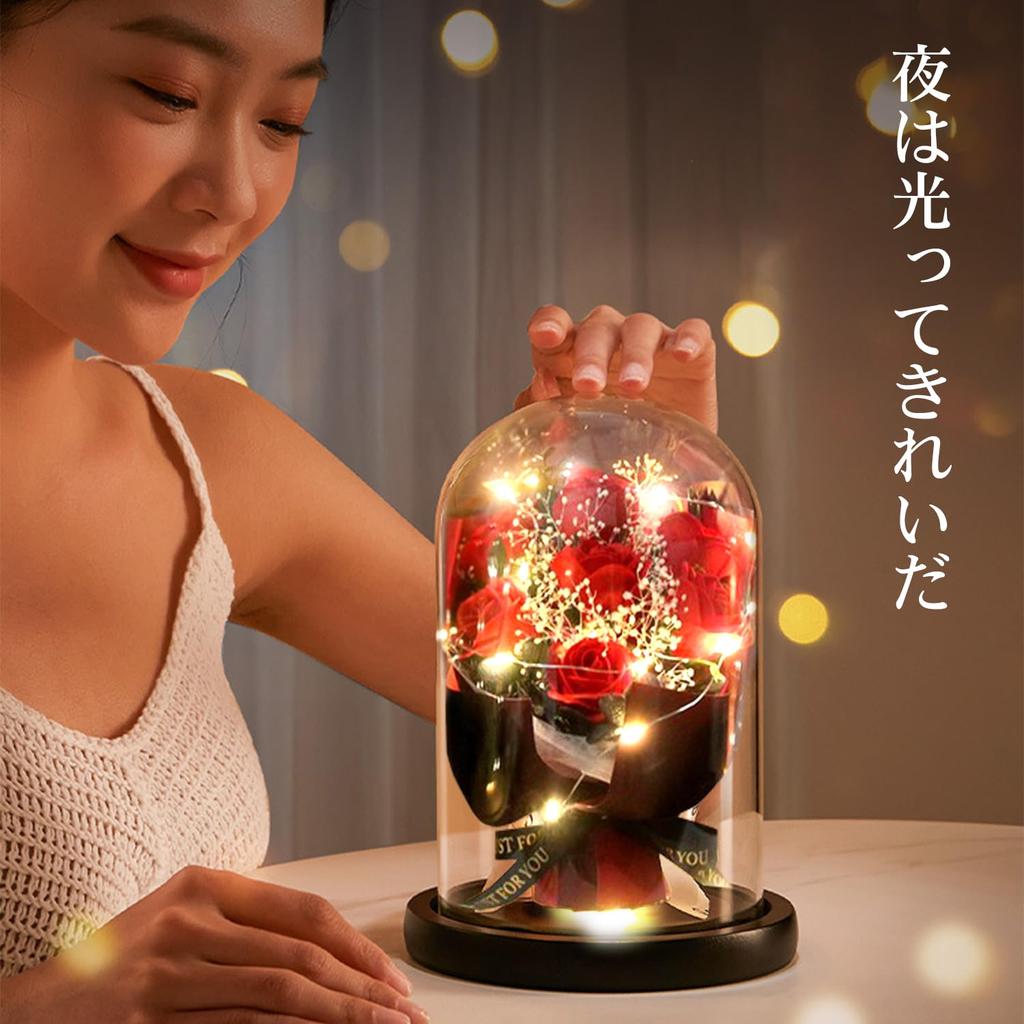 Soap Flower Artificial Soap Soap Respect for the Aged Store Get Well Thank Gift Box Red LangRay, Never-fading Flowers, Flowers, Bouquets, Roses,