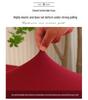 Solid Color Foldable Armless Sofa Bed Cover