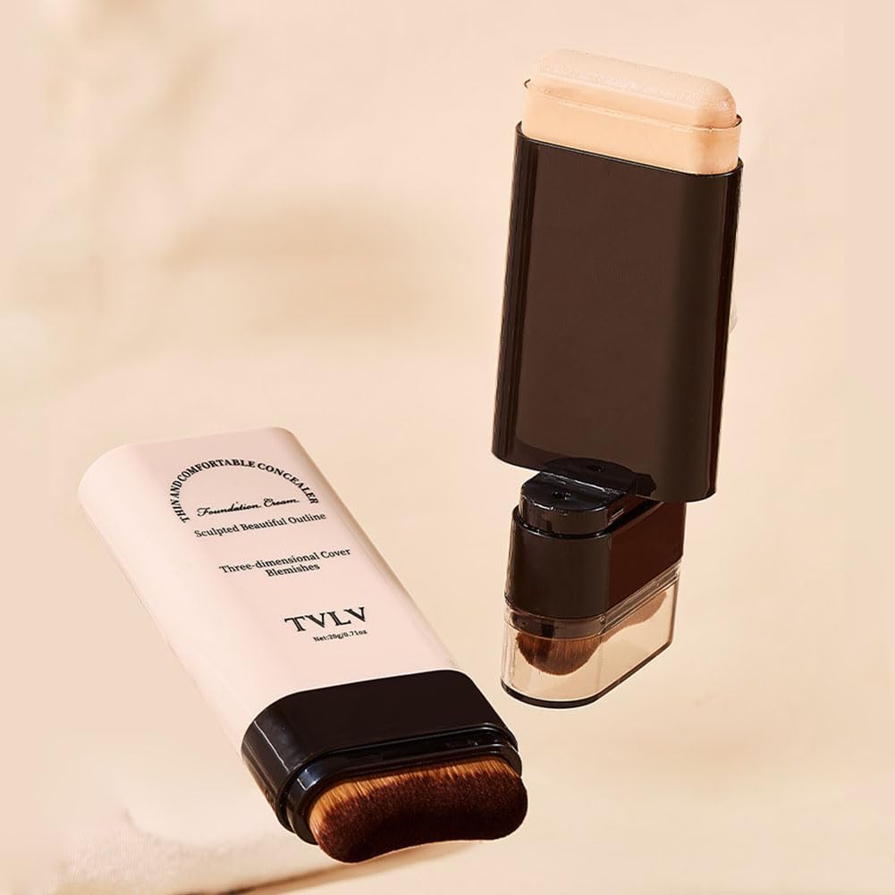 LiangNiShi Concealer Foundation A Moisturizing Foundation with a Soft Its High Coverage Hides Pores and Creating a Radiant Easy for Perfect for Quick