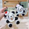 Plush Panda Keychain With Scarf And Flower Decoration For Kids And Collectors
