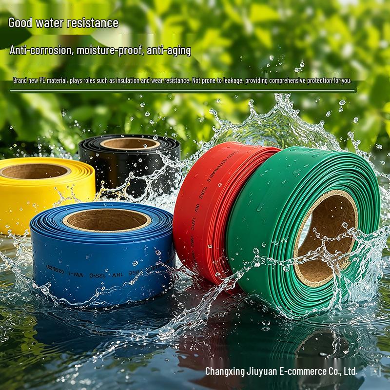Eco-Friendly 1KV Halogen-Free Heat Shrink Tubing, Multi-Color, ROHS Compliant Protective Sleeve for Wire Busbars.