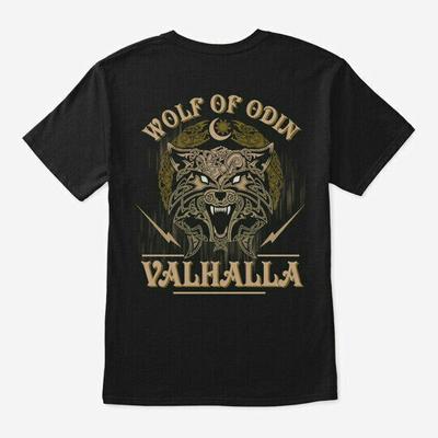 Loup d'Odin Valhalla Viking T T-shirt unisexe