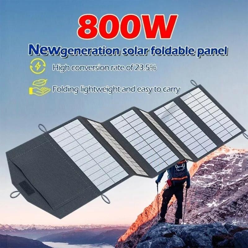Faltbares Solarladegerät 15W 5V Doppelte USB-Ausgänge Wasserdicht PET-Material Für Wandern Radfahren Reisen Stromversorgung