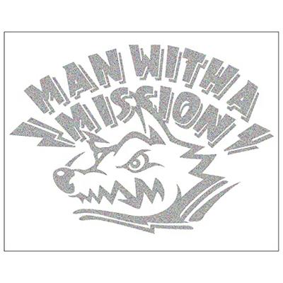 MAN WITH A MISSION Cutting Sticker Vol.2 Silver Glitter
