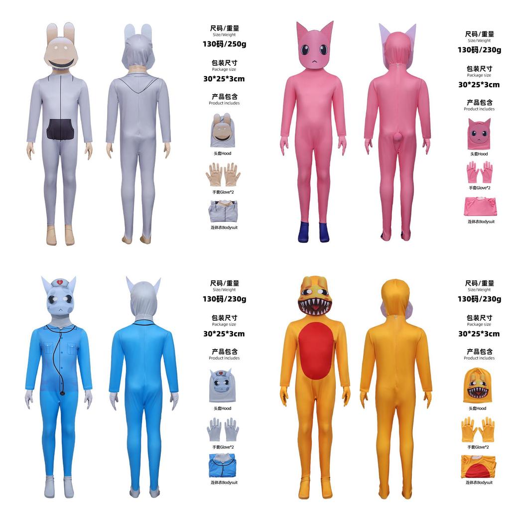 Animal Hospital Dr Harlow Fullbody Costume With Gloves And Mask For Role Play