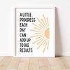 1pc Inspirational Quote Poster Wall Art Motivational Message Unique Gift Idea Poster Minimalistic Home Office Decor