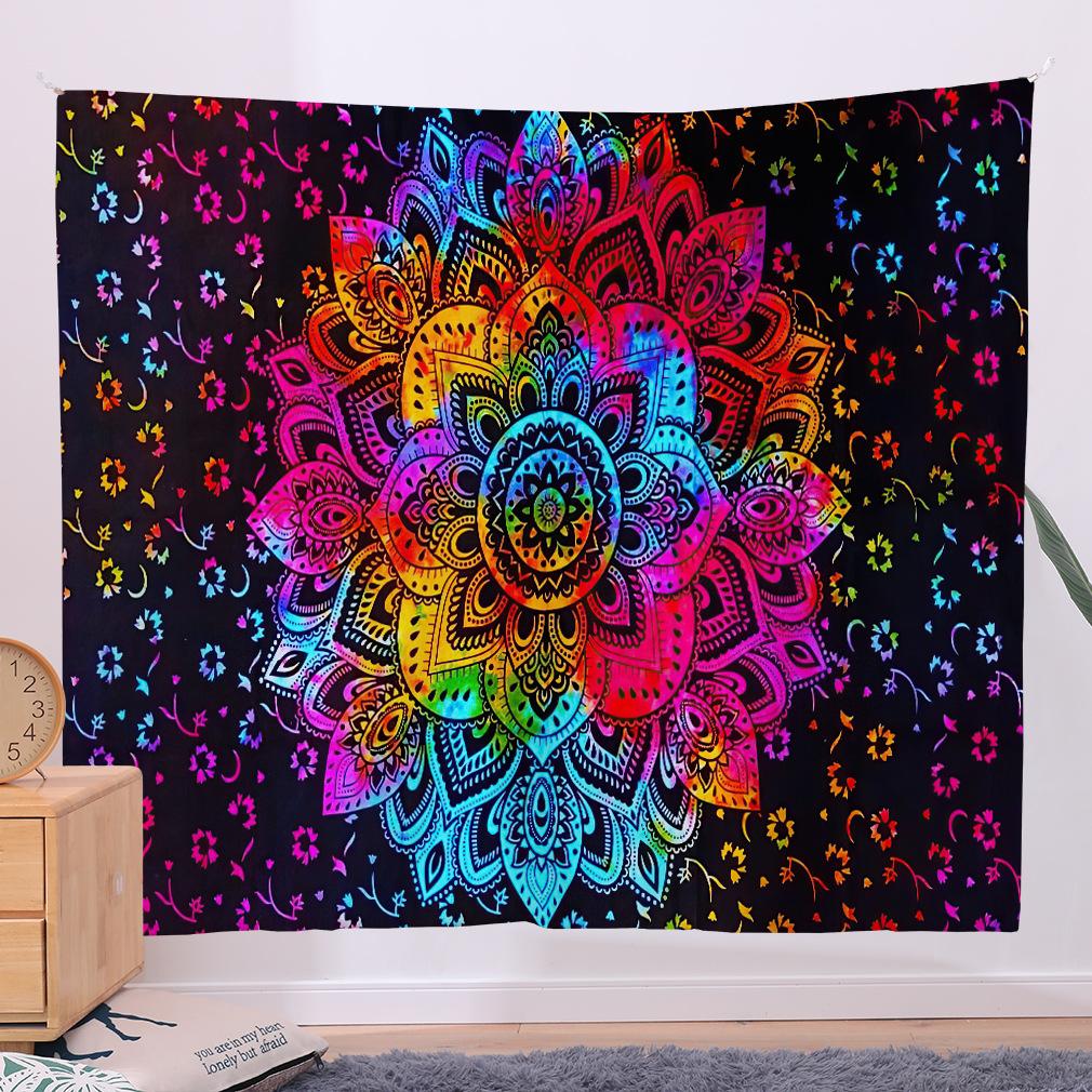 Tapestry; Colorful Art Background Cloth; Background Wall Decoration Cloth; Room Headboard Hanging Cloth; Bedroom Wall Cloth; Wall Hanging