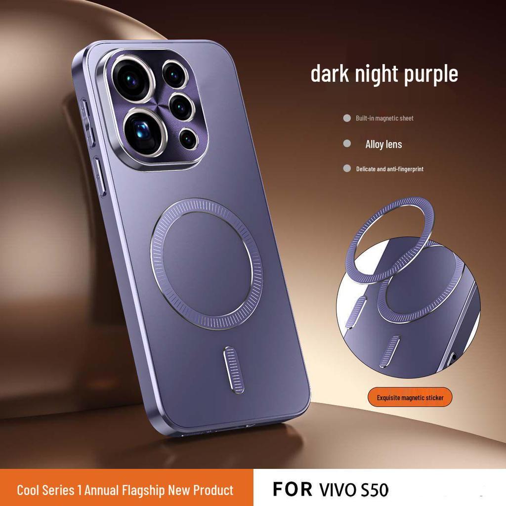 Vivo S50/S50 Pro Magnetic Ring Case with V70 Lens Protection