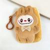 Cute Plush Labubu Coin Purse Pendant Labubu Earphones School Bag Pendant Gift