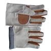 Heavy-Duty Canvas Leather Palm Welding Gloves (10 Pairs)