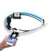 17.7"RGB LED Car Headlight Light Strip Decoration DRL Turn Signal Phone APP 2x