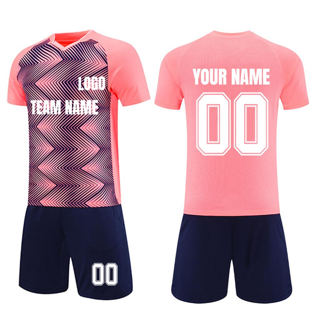 Personalised Shirts Kit Mens Girls With Name Number Custom Football Jerseys For Boys Training Suit