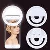 LED Selfie Ringlamp Mobiele Telefoon Lens Lamp Verstelbare Live Helderheid Draagbare Selfie Vul Ringlamp Voor iPhone Xiaomi Huawei