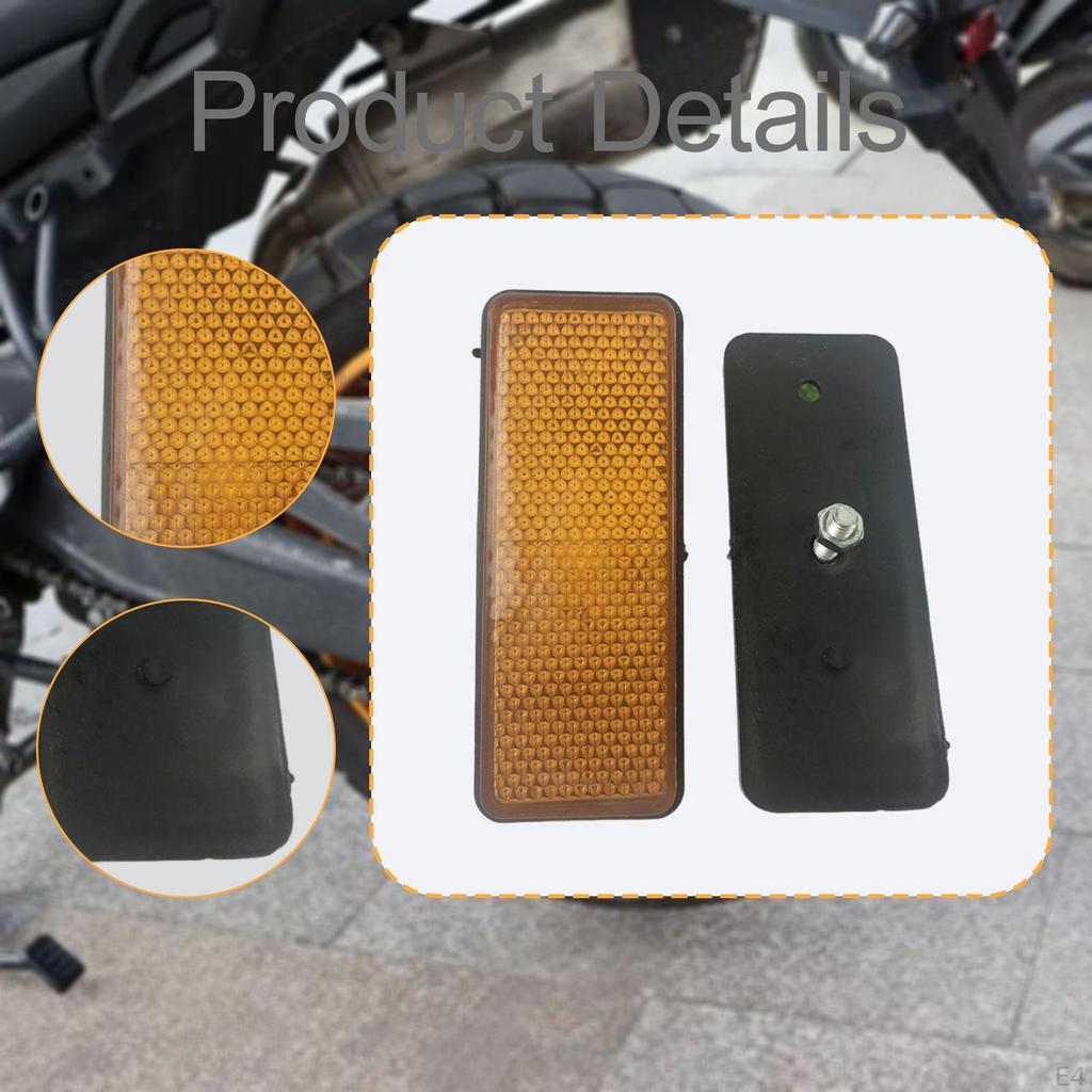 2 Pieces Rectangular Reflectors Accessories Spare Parts High Performance Compatible Sturdy