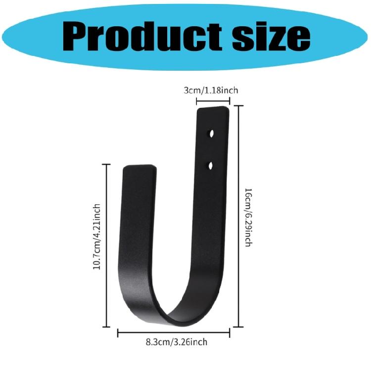 Curtain Tiebacks Curtain Holdbacks U Shaped Curtain Hooks Curtain Tie Backs Wall Mount Curtain Holder Curtain Pull Backs