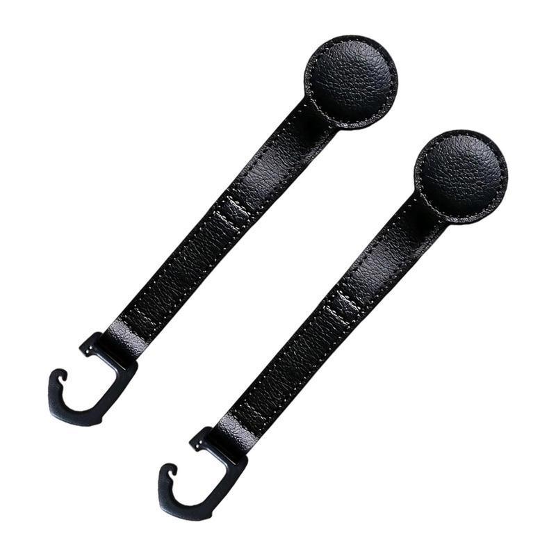 Universal Cowboy Hat Hanger Magnetic Car Hat Holder PU Leather Storage Rack for Truck SUV Vehicle