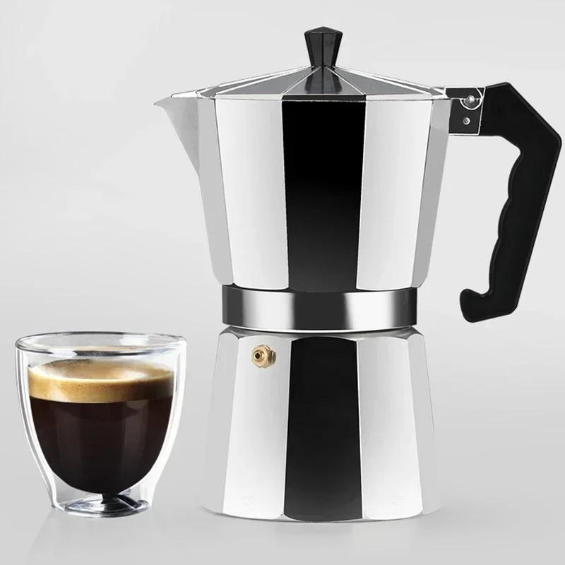 150 300 600 Alumīnija Moka katls ar elektrisko degli, plīts virsma kafijas automāts espresso perkolators mokas tējkannas sildītājs mājas mājsaimniecība