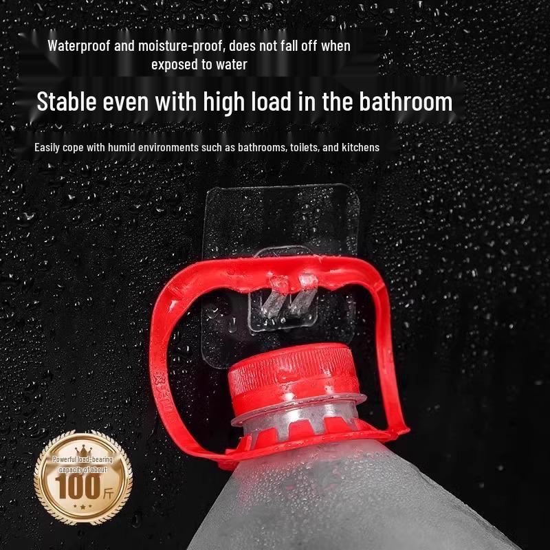 Sturdy Unisex Snap Buckle Seamless Adhesive Hook Hanger