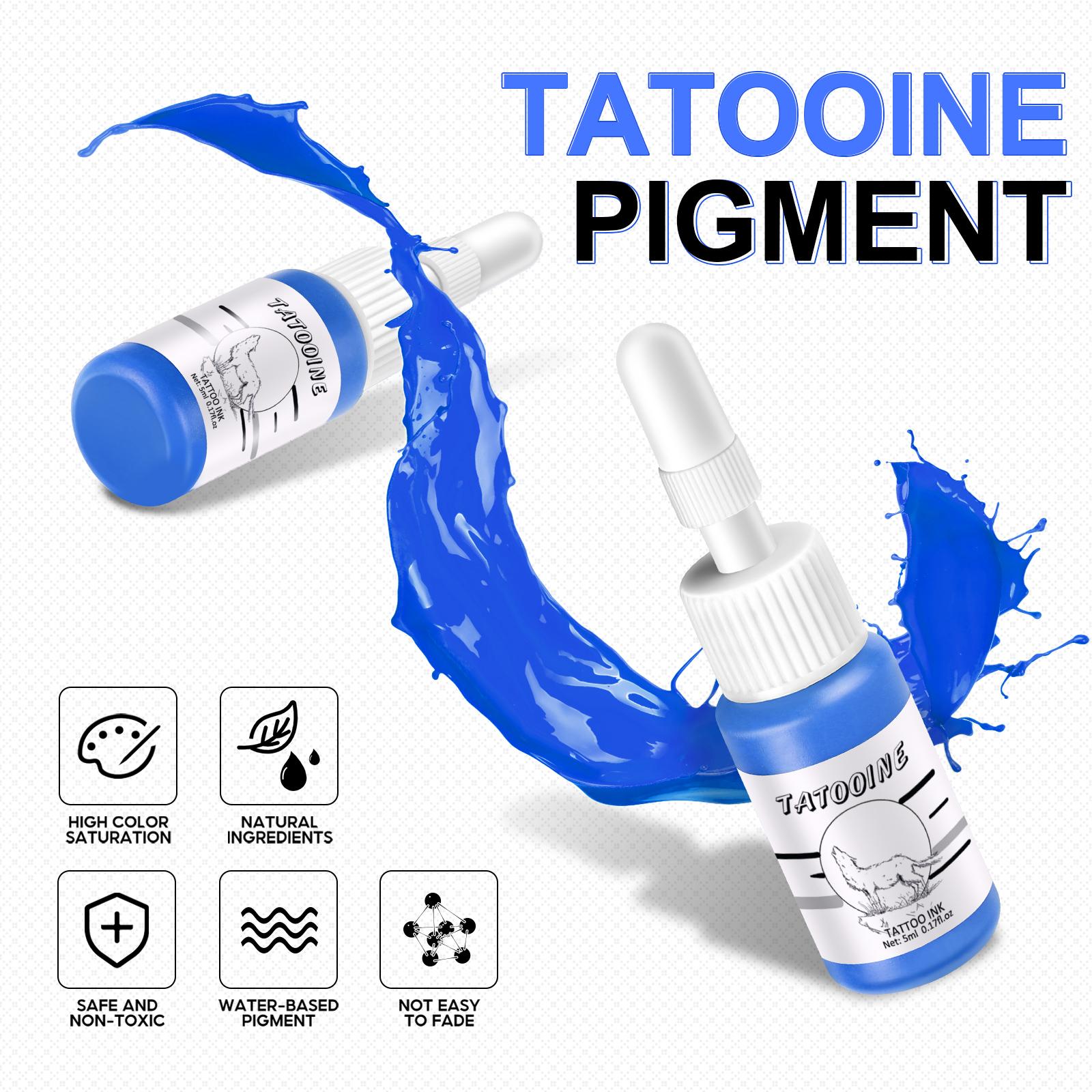 Kit D'encre De Tatouage - 14 Couleurs, Pigments Professionnels Pour Tattoo