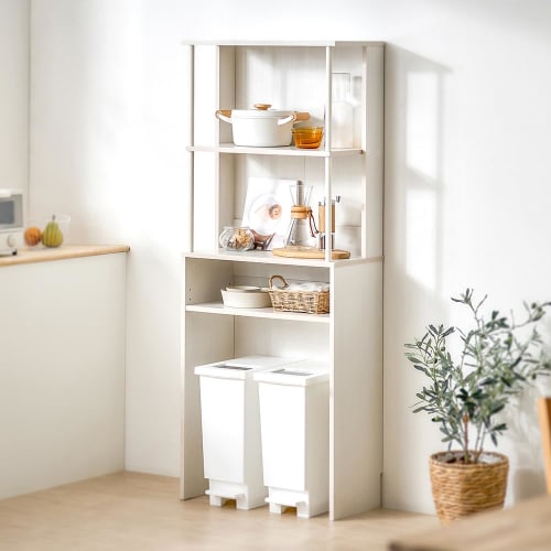 IRIS OHYAMA GUR-595H High Type Over-the-Rack Trash Can Storage Trash Can Kitchen Storage Range Rack Approx. 59.5cm Wide X 29.5cm Deep X 150.7cm High W