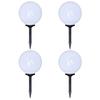Day and Night - Day and Night Garden Path Lamps 4 Units with Ground Spike 30 Cm