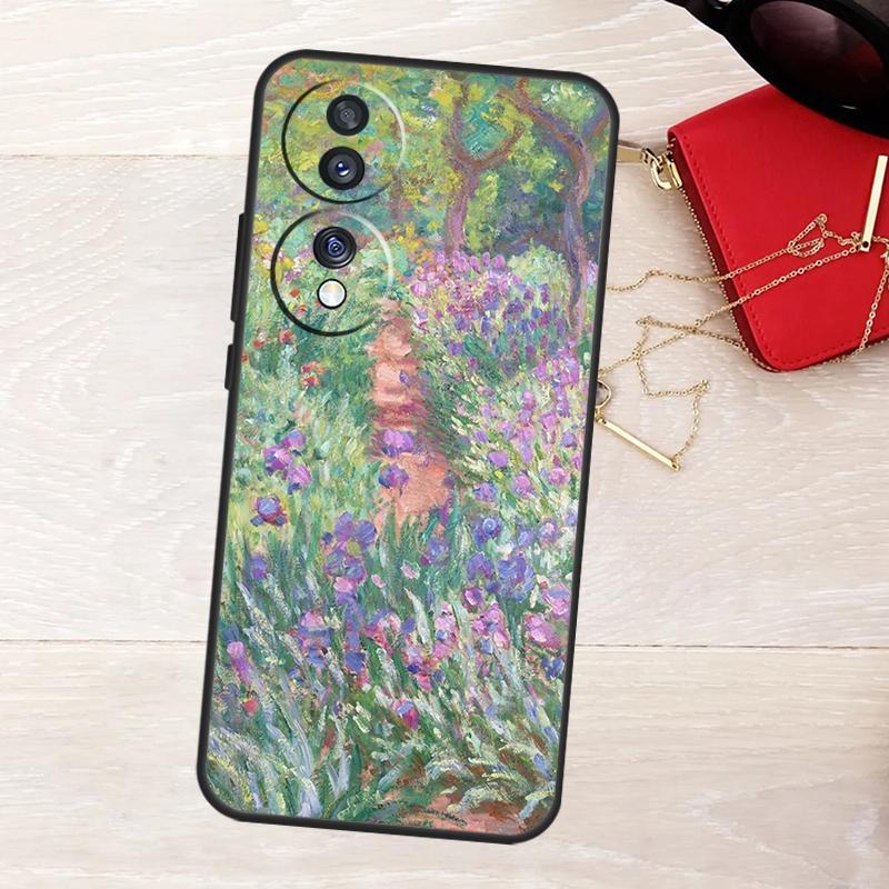 Claude Monet Case For Honor Magic 6 Pro Magic 5 Lite 50 70 90 X6 X7 X8 X9 X8b X9b X6a X7a X8a X9a Cover