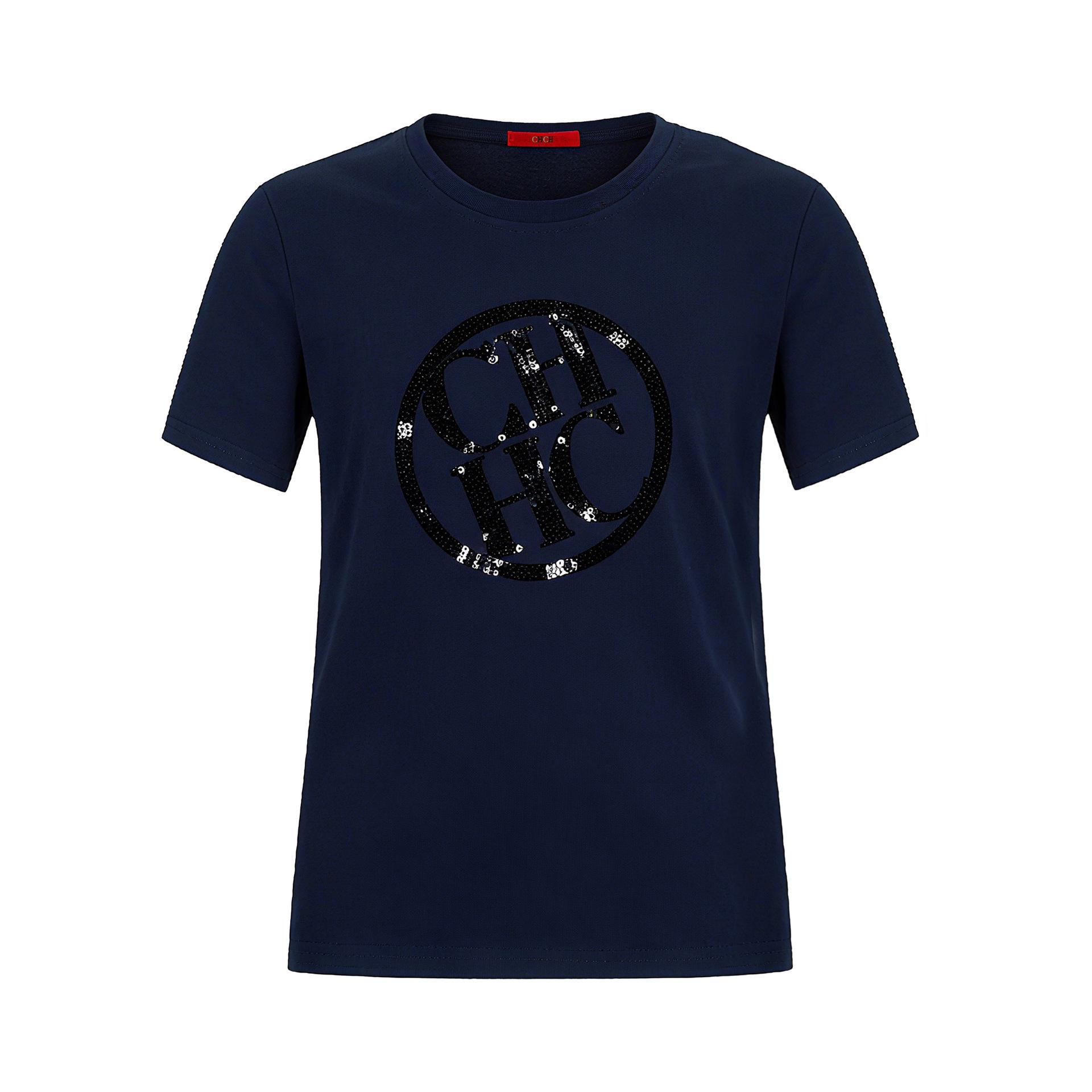 Women s Loose Casual Streetwear: Autumn/Winter Letter Print Fashion. L темно-синий