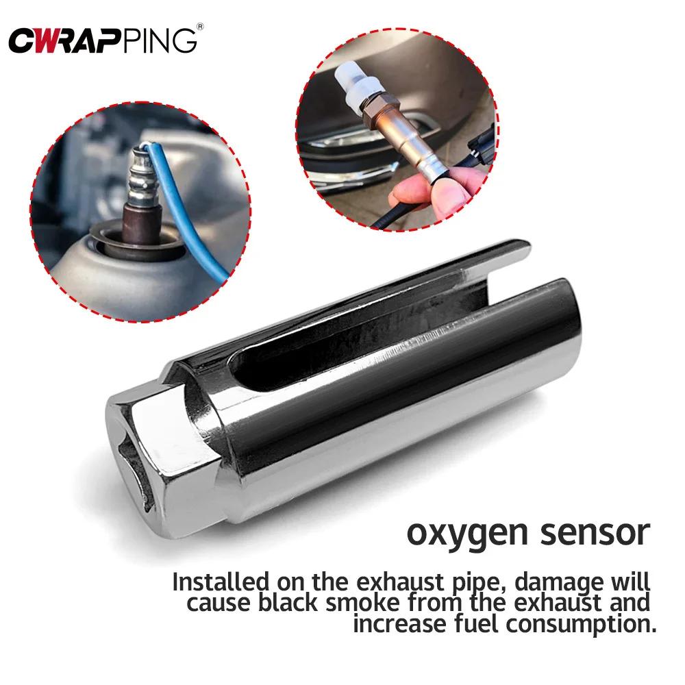 Car Oxygen Sensor Removal and Installation Tool 22mm 1/2" Drive Socket Wrench Special Tool for Repair Oxygen Sensor Removal Tool