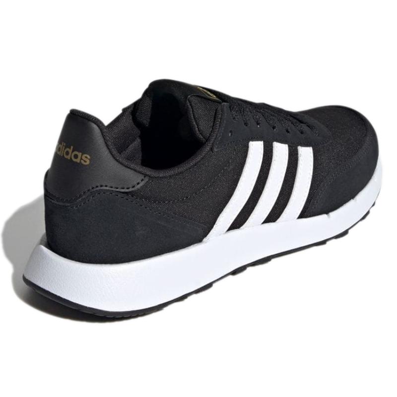 Adidas Run 60s 2.0 Core Black Cloud White Gold Metallic Women's Sneakers H04700